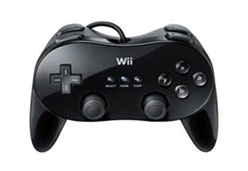 Manette classique pro. Wii Noire