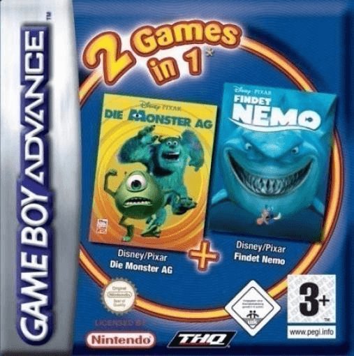 2 Games in 1: Finding Nemo / Monsters, Inc.