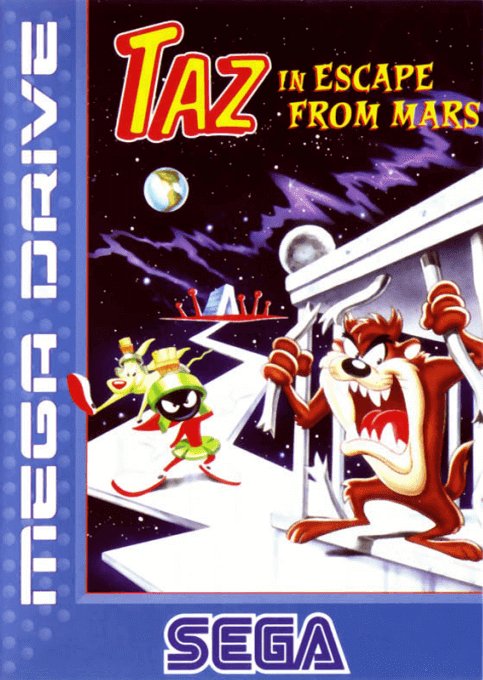 Taz in Escape from Mars