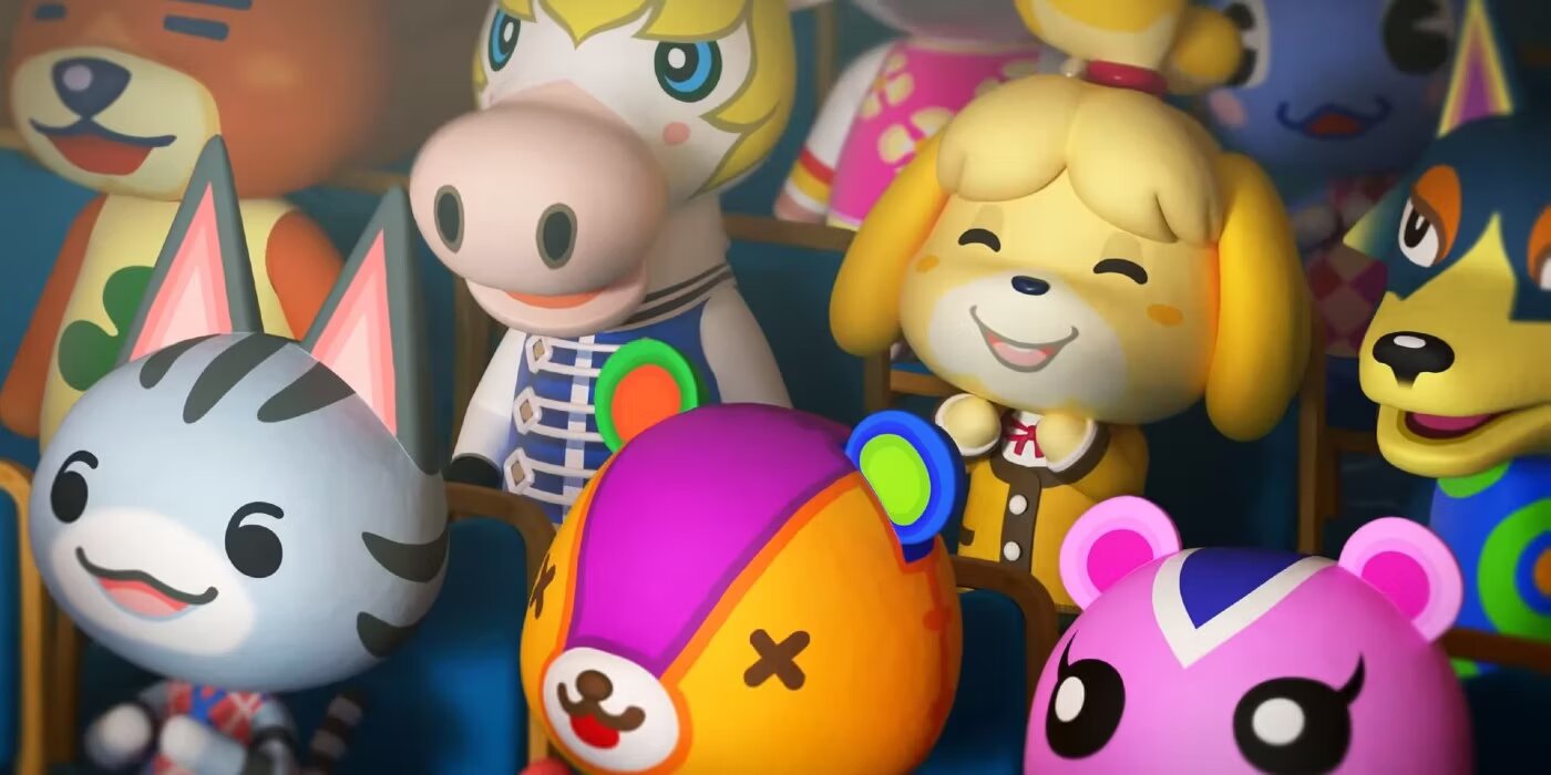 Visuels de plusieurs personnages du jeu Animal Crossing: New Horizons.